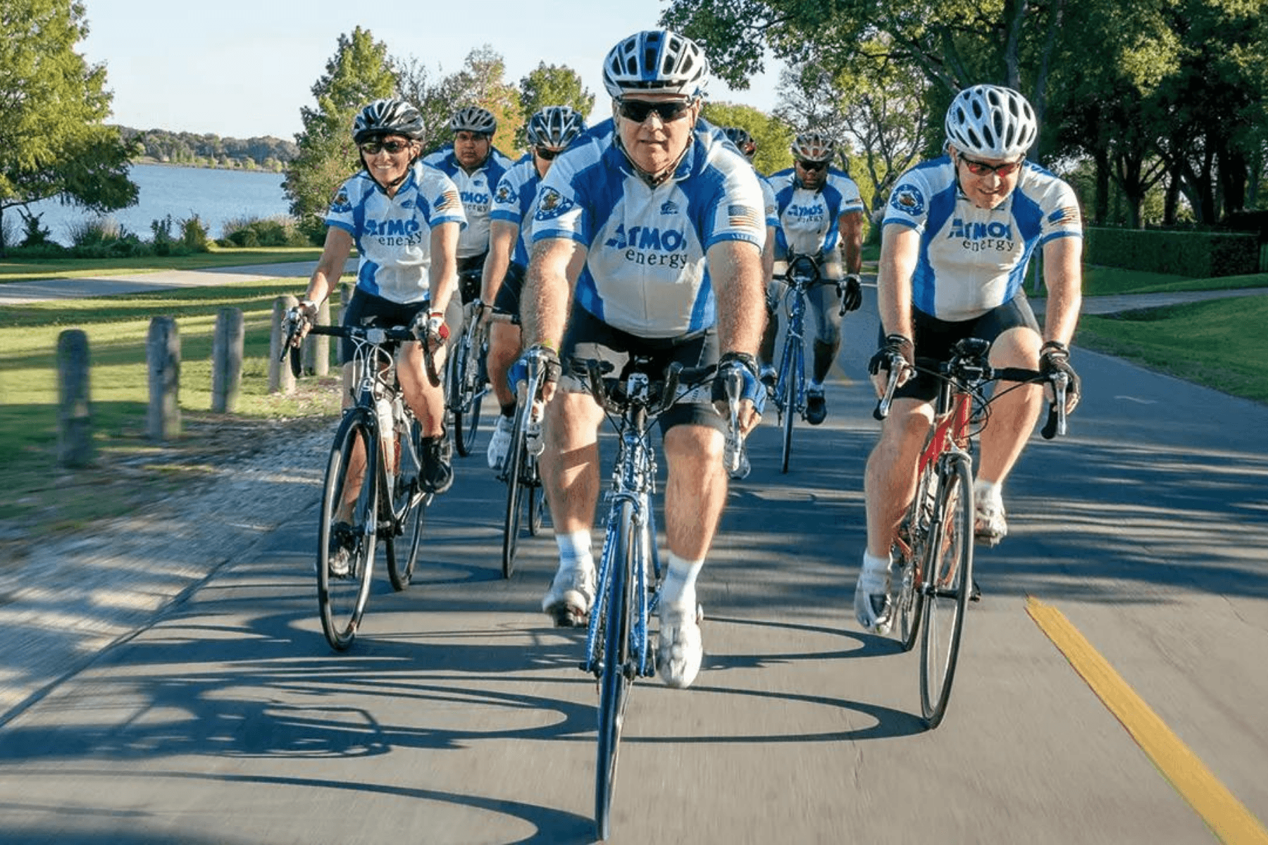 Atmos Energy bike team